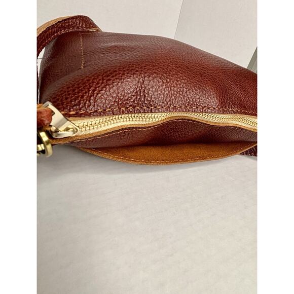 Portland Leather poppy purse Brown, Pebbled Leather Cross body Bag Purse - Picture 10 of 16